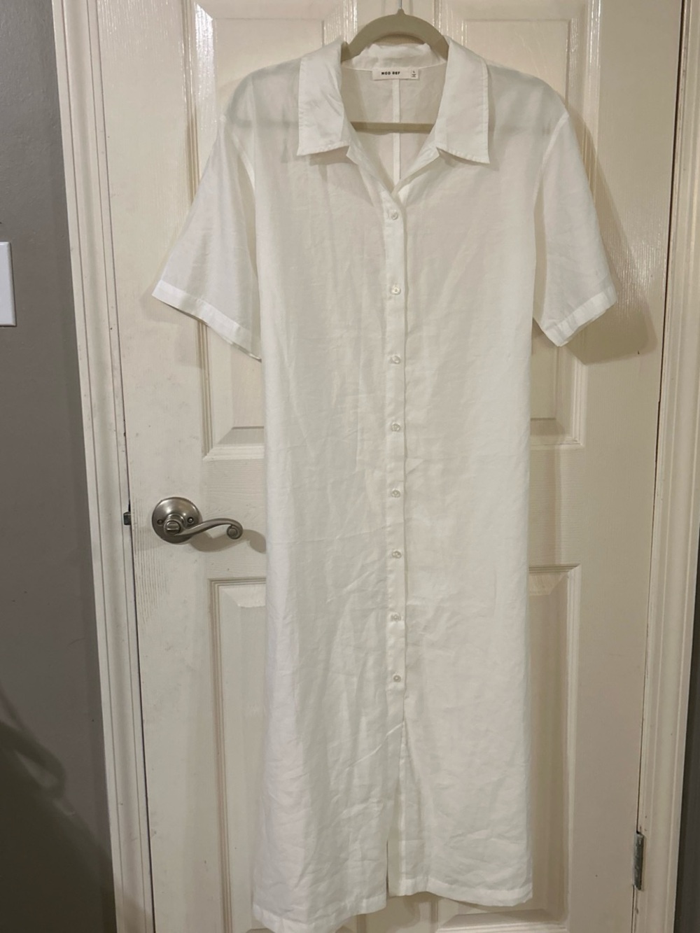 Mod Ref White Midi Dress